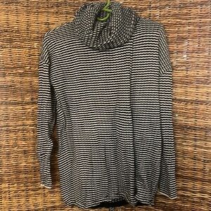 Cabi Cowl Neck Split Sweater